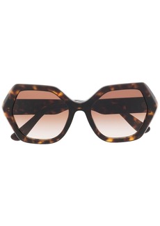 Dolce & Gabbana DG Crossed geometric-frame sunglasses