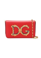 Dolce & Gabbana Dg Girls Small Barocco Leather  Bag