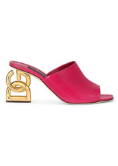 Dolce & Gabbana 3.5 75mm patent leather mules