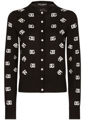 Dolce & Gabbana DG-logo wool-silk cardigan