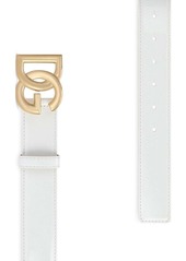 Dolce & Gabbana DG-logo leather belt