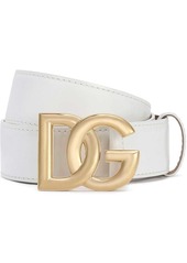 Dolce & Gabbana DG-logo leather belt