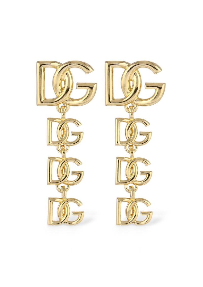 Dolce & Gabbana Dg Logo Cascade Earrings