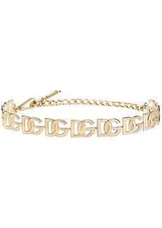 Dolce & Gabbana DG-logo chain belt