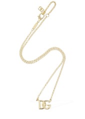 Dolce & Gabbana Dg Logo Charm Necklace