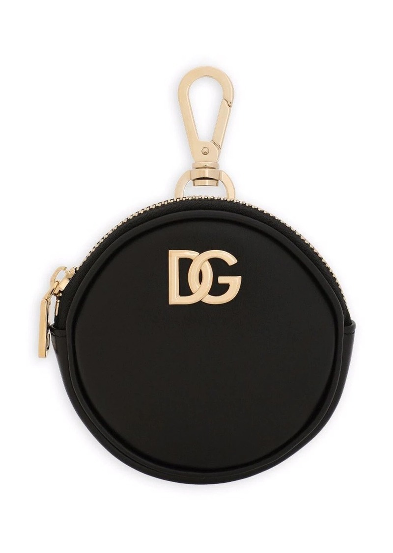 Dolce & Gabbana DG-logo leather coin purse