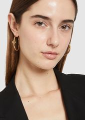 Dolce & Gabbana Dg Logo Creole Earrings