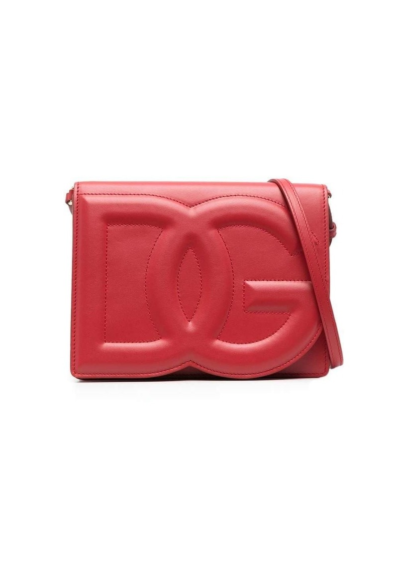 Dolce & Gabbana DG Logo leather crossbody bag