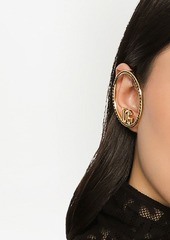 Dolce & Gabbana DG-logo rhinestone-embellished ear cuffs