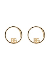 Dolce & Gabbana DG-logo rhinestone-embellished ear cuffs