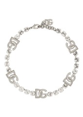 Dolce & Gabbana KIM DOLCE&GABBANA DG-logo rhinestone necklace