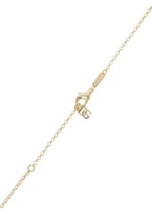 Dolce & Gabbana Dg Logo Faux Pearl Necklace