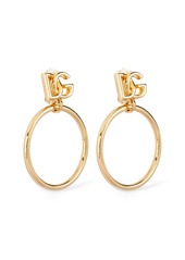 Dolce & Gabbana Dg Logo Hoop Earrings