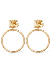 Dolce & Gabbana Dg Logo Hoop Earrings