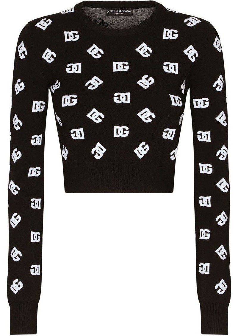 Dolce & Gabbana DG-logo jacquard jumper