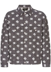 Dolce & Gabbana DG logo jacquard denim jacket