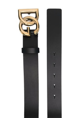 Dolce & Gabbana DG-logo calf-leather belt