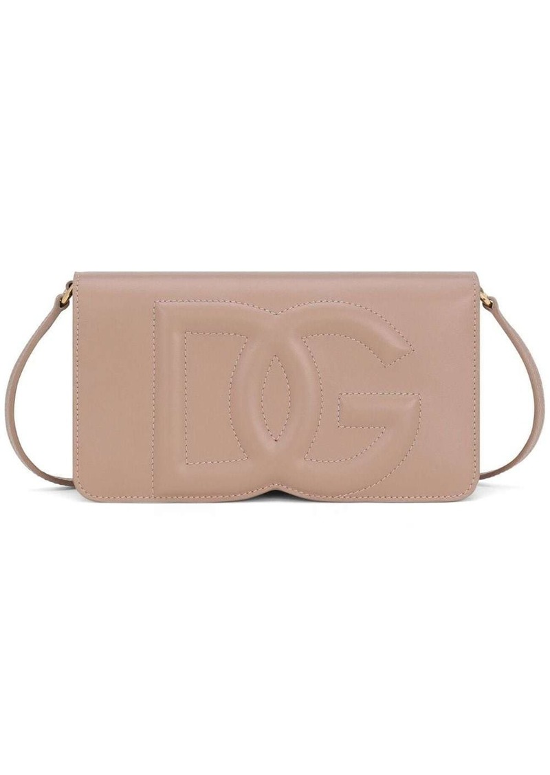 Dolce & Gabbana DG-logo leather shoulder bag