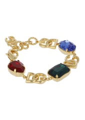 Dolce & Gabbana Dg Logo Multicolor Crystal Bracelet