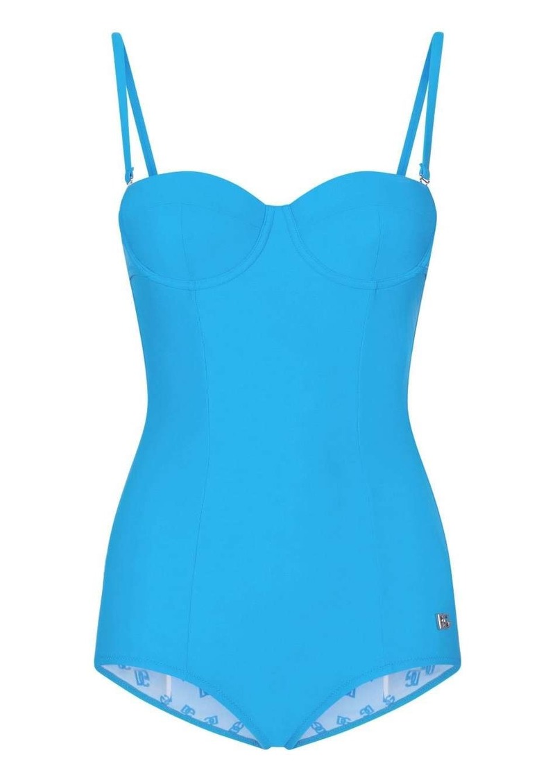 Dolce & Gabbana DG-logo one-piece swimsuit