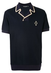Dolce & Gabbana DG logo patch polo shirt