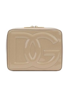 Dolce & Gabbana DG Logo patent leather camera bag