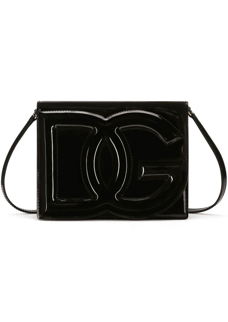 Dolce & Gabbana DG Logo leather crossbody bag