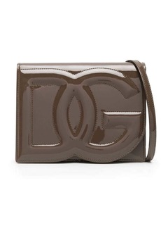 Dolce & Gabbana DG Logo patent leather crossbody bag