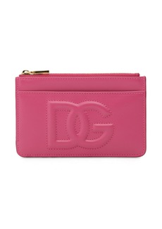 Dolce & Gabbana Dg Logo Smooth Leather Card Holder