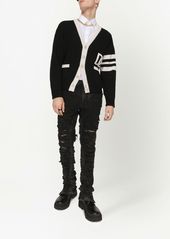 Dolce & Gabbana DG-logo fisherman's-knit cardigan