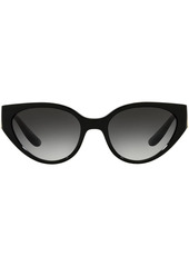 Dolce & Gabbana DG monogram oval-frame sunglasses
