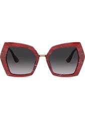Dolce & Gabbana DG Monogram oversized-frame sunglasses