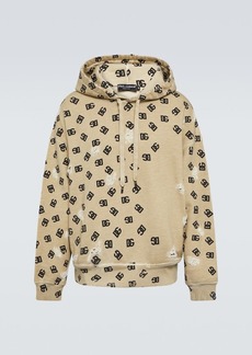 Dolce & Gabbana DG printed cotton hoodie
