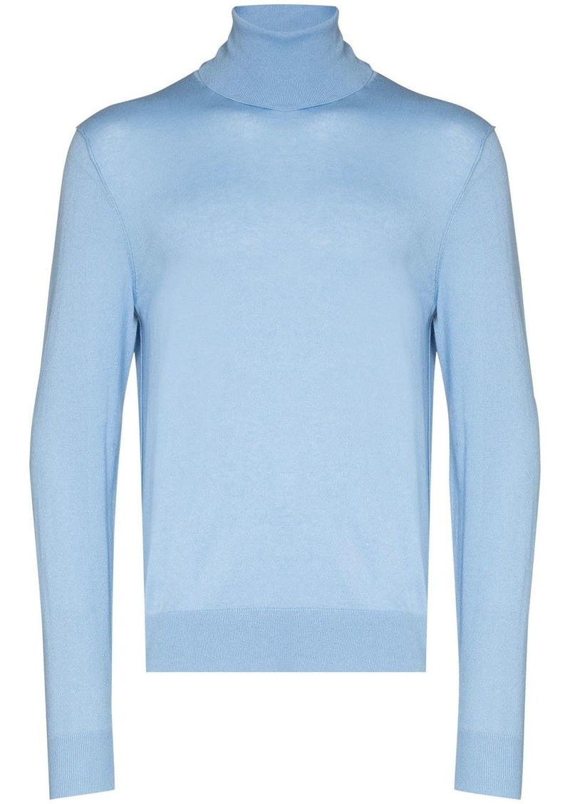 Dolce & Gabbana roll-neck fine-knit jumper