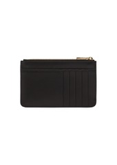 Dolce & Gabbana Dg Smooth Leather Card Holder W/ Zip