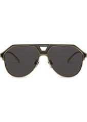 Dolce & Gabbana DG2257 pilot frame sunglasses