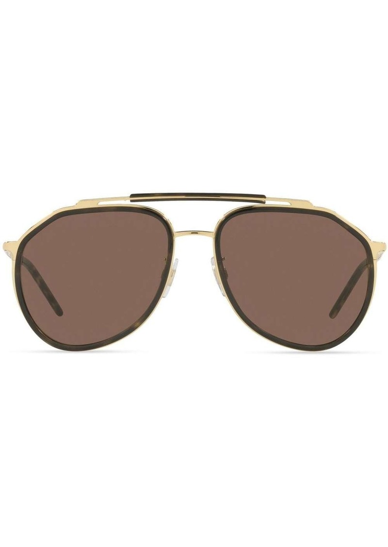 Dolce & Gabbana DG2277 pilot-frame sunglasses