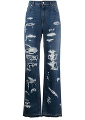 Dolce & Gabbana distressed boyfriend jeans