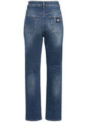 Dolce & Gabbana Distressed Denim Boyfriend Jeans