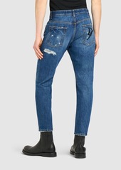 Dolce & Gabbana Distressed Denim Five Pocket Jeans