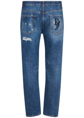 Dolce & Gabbana Distressed Denim Five Pocket Jeans