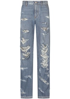 Dolce & Gabbana distressed flared jeans
