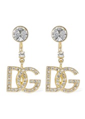 Dolce & Gabbana Diva Dg Crystal Drop Earrings