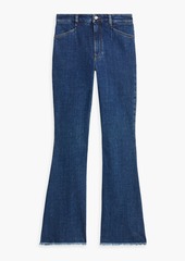 Dolce & Gabbana - Appliquéd mid-rise flared jeans - Blue - IT 36