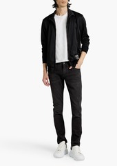 Dolce & Gabbana - Appliquéd satin-jersey jacket - Black - IT 46
