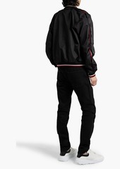 Dolce & Gabbana - Appliquéd shell bomber jacket - Black - IT 48