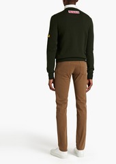 Dolce & Gabbana - Appliquéd wool sweater - Green - IT 48