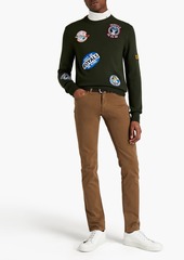 Dolce & Gabbana - Appliquéd wool sweater - Green - IT 48