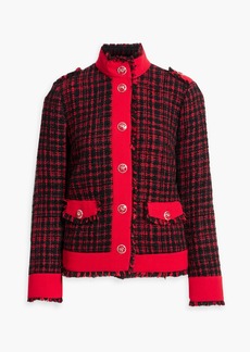 Dolce & Gabbana - Bouclé-tweed jacket - Red - IT 40