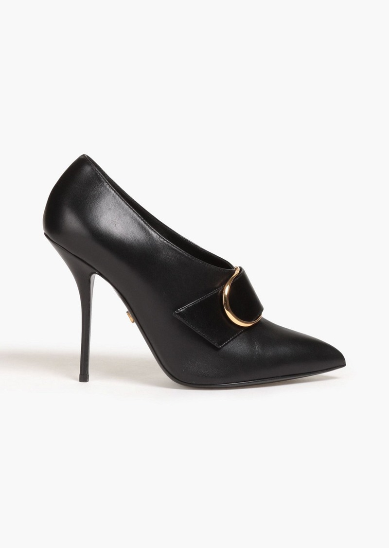 Dolce & Gabbana - Buckled leather pumps - Black - EU 37.5